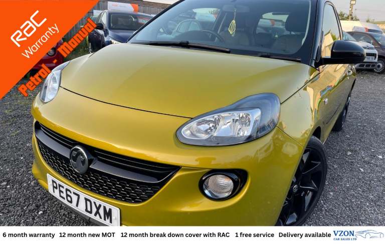 2017 Vauxhall Adam 1.2i ecoFLEX ENERGISED Hatchback 3dr Petrol Manual Euro 6