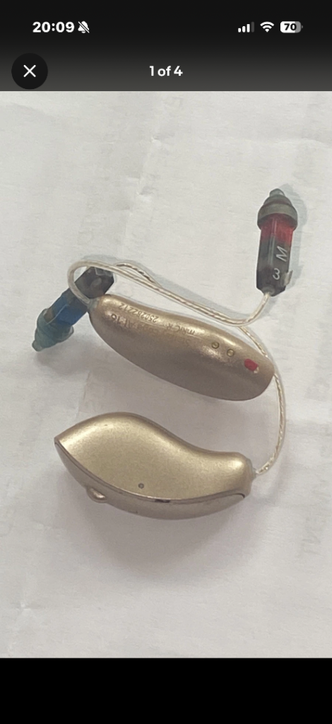 Pair of Hearing devices with Charging Case