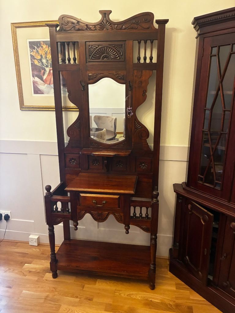 Vintage hall coat/hat/umbrella stand 