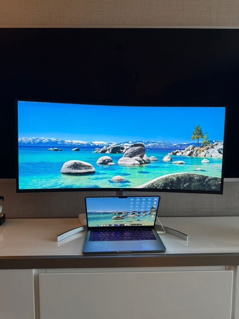 LG UltraWide 37.5” Curved Nano IPS Monitor