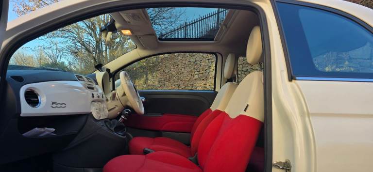 2012 FIAT 500 1.2 PETROL MANUAL > MOT 11 MARCH 2026 > MILEAGE 75K >  ULEZ-COMPLAINT