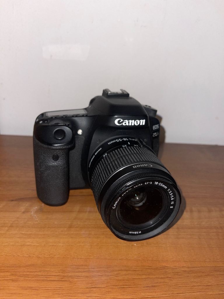 Canon EOS 80D DSLR Camera + Canon EF-S 18-55mm IS Lens