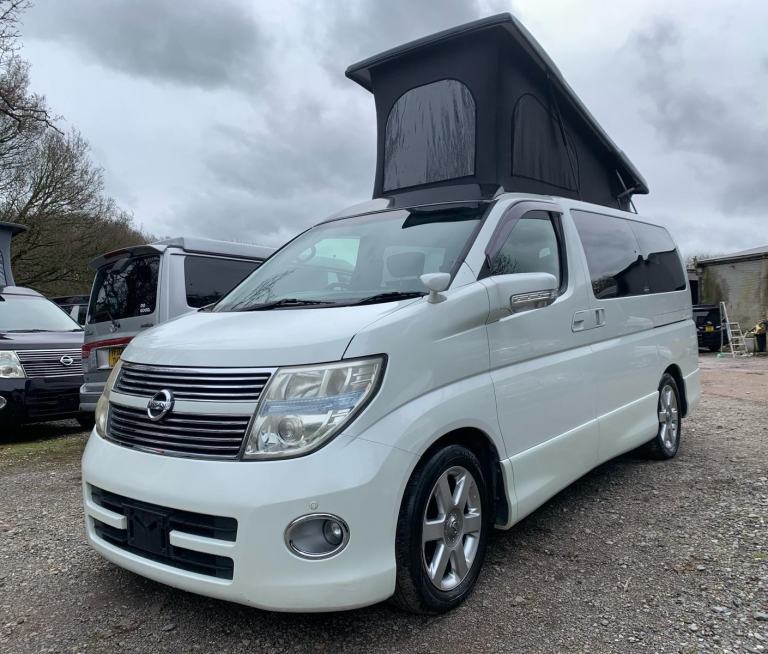 2007 Nissan Elgrand POP TOP 4 Berth New Full Camper Conversion