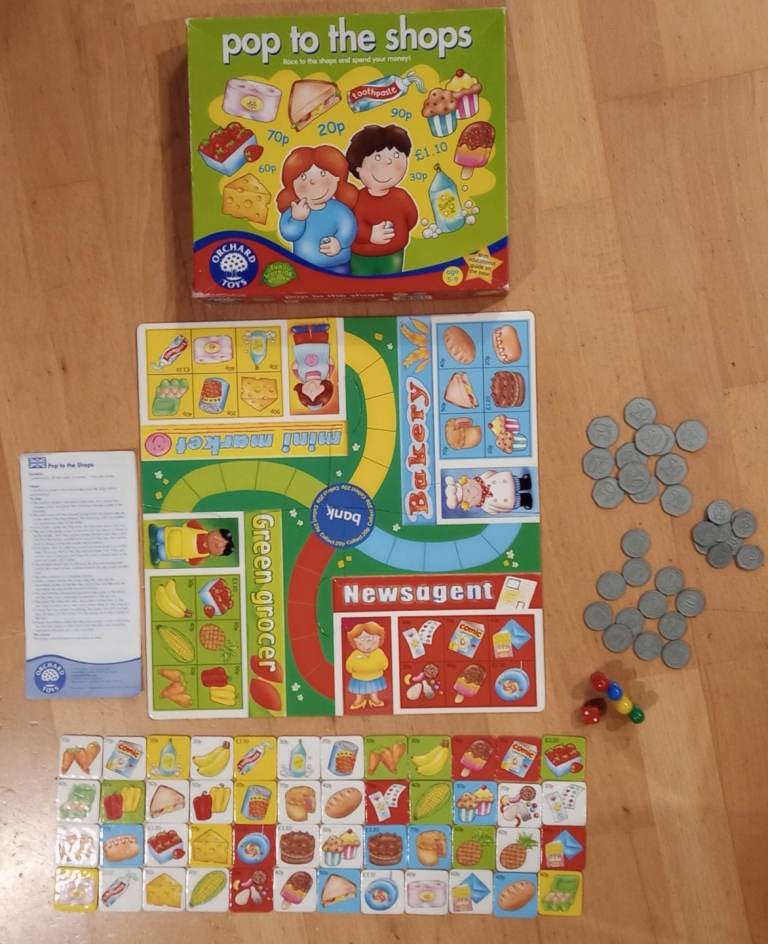 Pop to the shops - Educational board game for kids - Orchard 