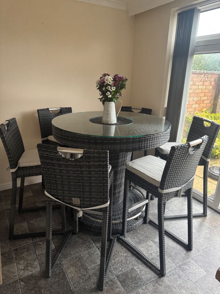 Rattan garden furniture 