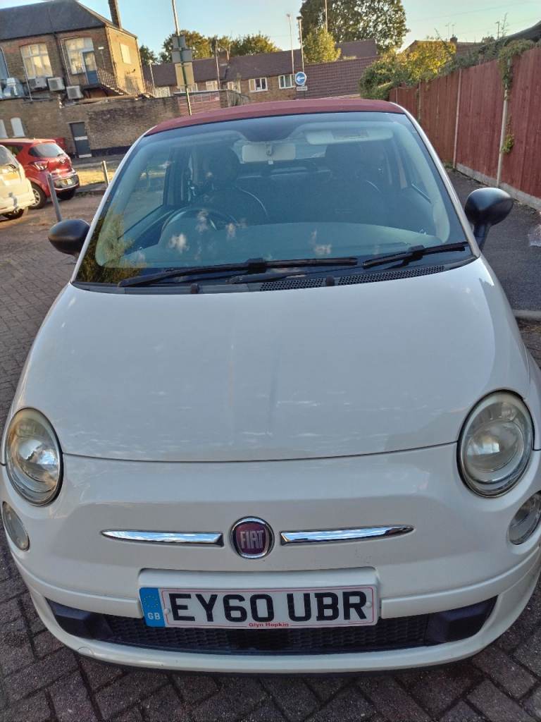 Fiat, 500, Convertible, 2010, Manual, 1242 (cc), 2 doors