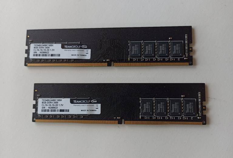 image for 16Gb (2x8Gb) DDR4 Desktop Ram 2400Mhz