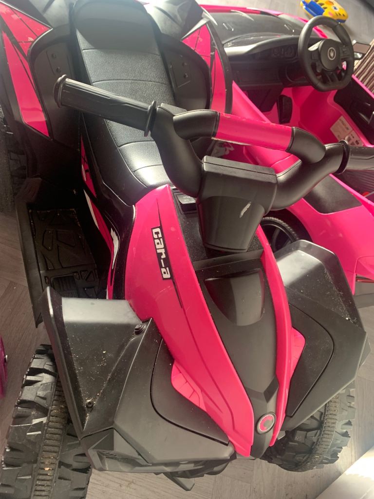 Electric kids quad pink
