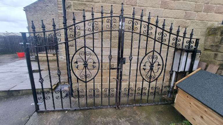 Wrought iron gates 