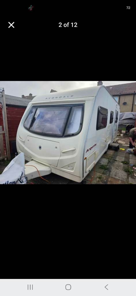 2007 4 berth caravan Avondale Argente