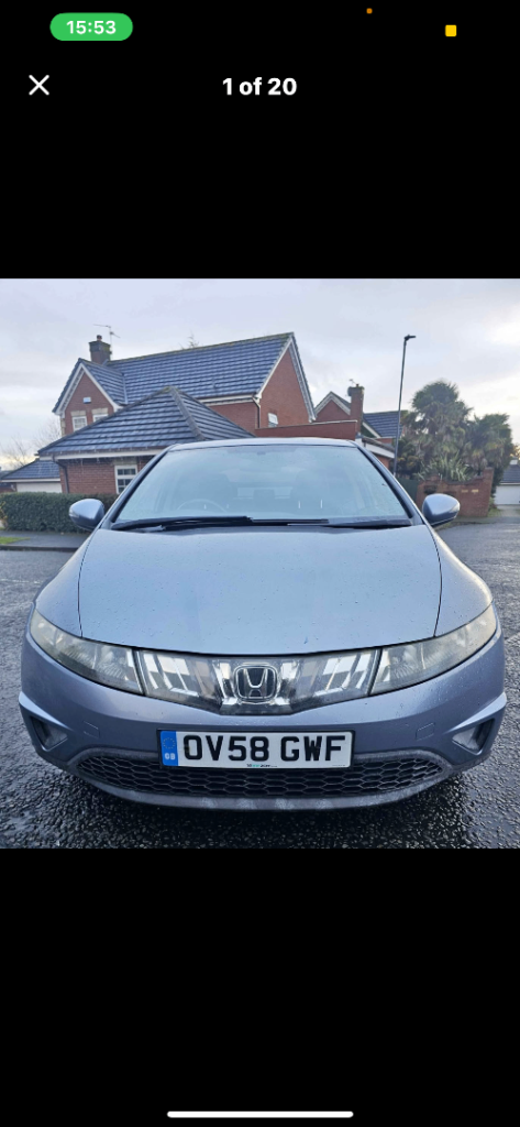 Honda, CIVIC, Hatchback, 2008, Manual, 1799 (cc), 5 doors