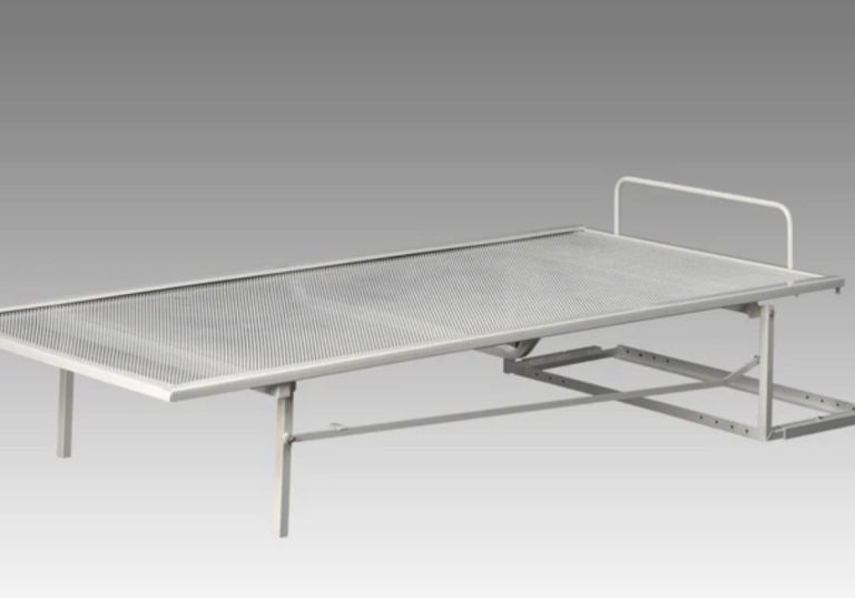 Metal Frame superking Folding Bed with Mesh Base