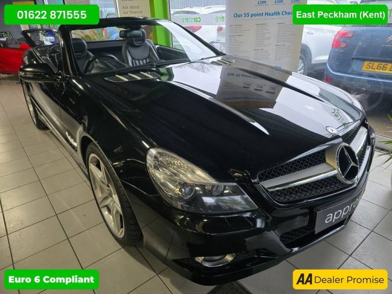 2009 Mercedes-Benz SL 3.5 SL350, 98,755 miles, ULEZ Euro 5, Automatic, Convertible Roof, Leather,...