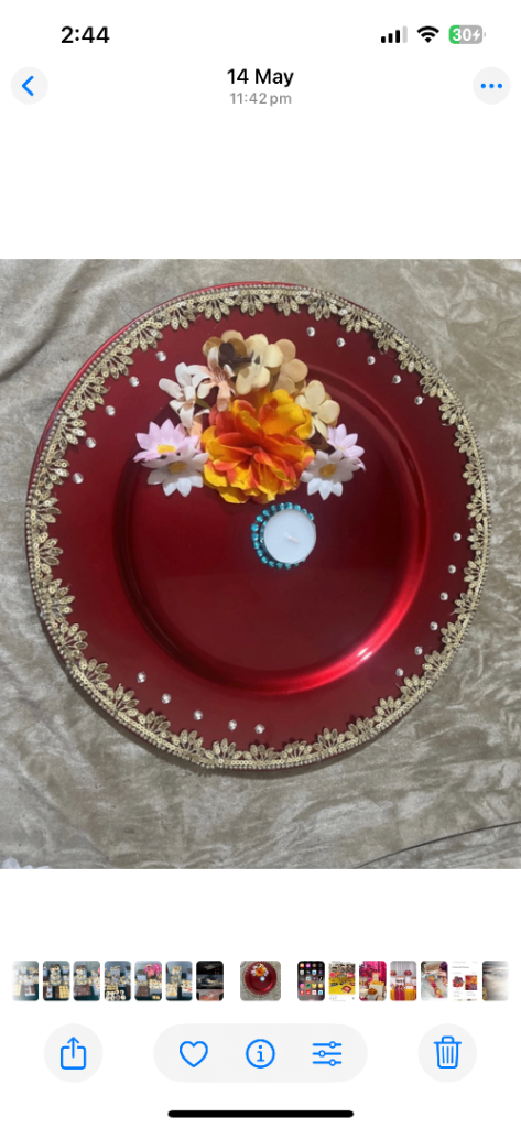 Mehndi plate
