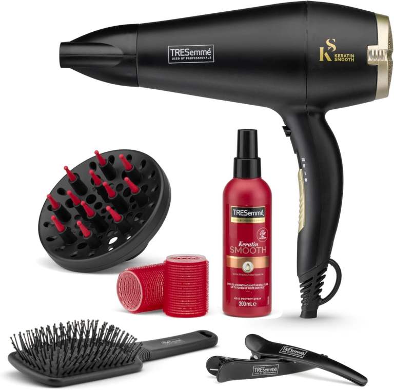 New Tresemme Keratin Smooth Volume Shine Hair Blow Dry Collection Hairdryer Set
