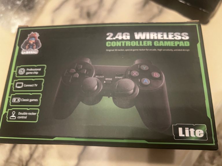 LITE 2.4G Wireless Gaming Controller Gamepad Double Rocker Control HD Game Stick