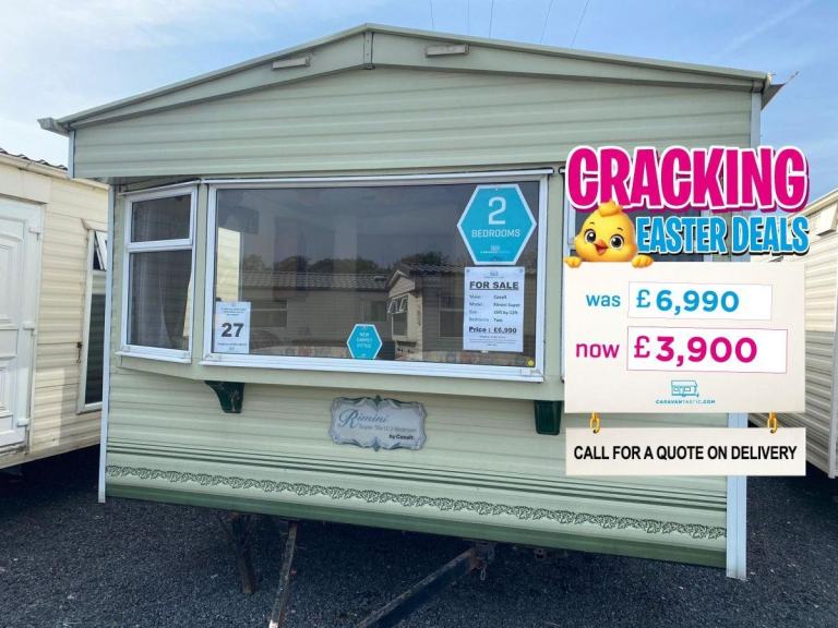 Cosalt Rimini Super 35x12 2 Bedroom Static Caravan for Offsite Sale, Self Build