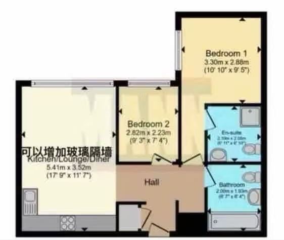 London two bedroom flat SE18 6JF