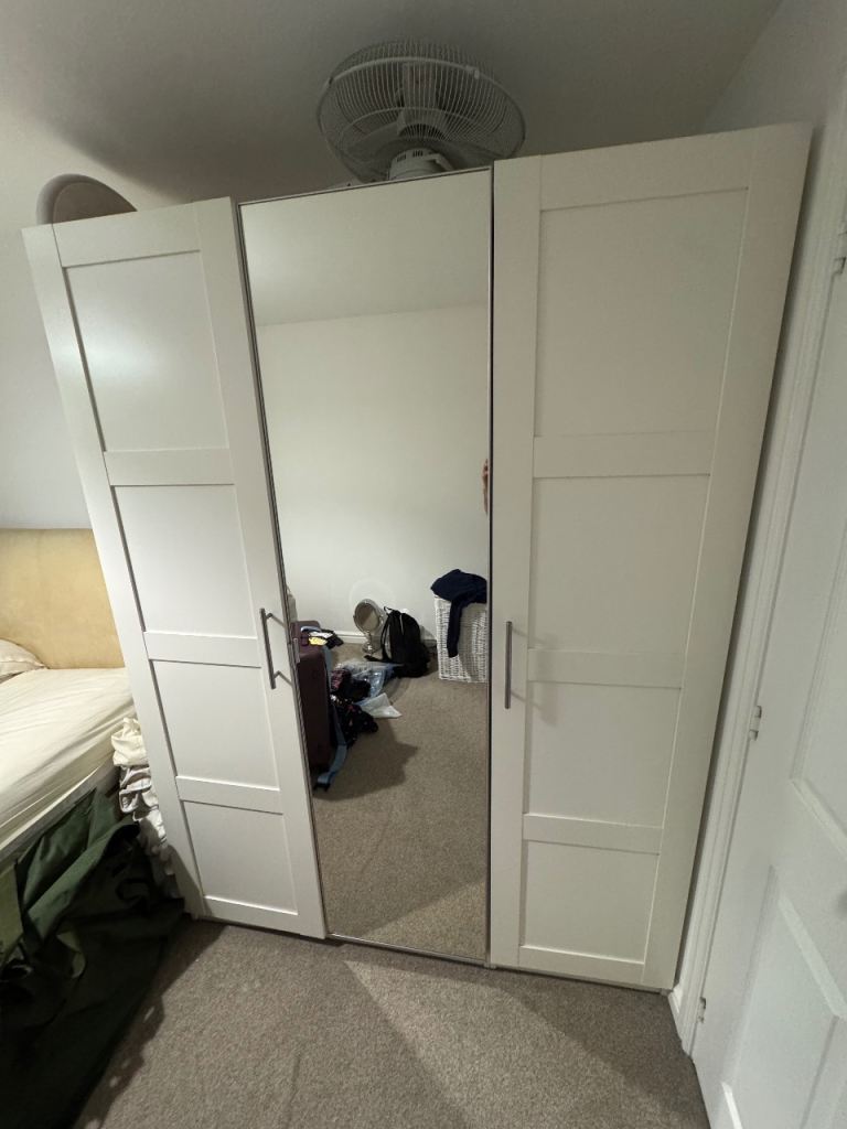 IKEA PAX Wardrobe System – White – Excellent Condition