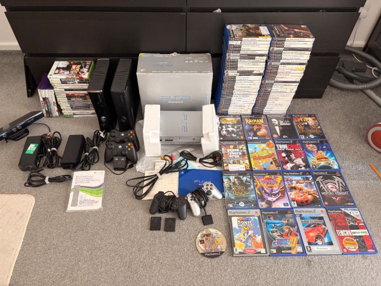 BIG GAMING BUNDLE PS2 BOXED / XBOX360