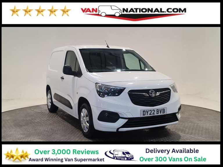 2022 Vauxhall Combo 1.5 TURBO D 2000 SPORTIVE L1 100 BHP SWB Panel Van Diesel Manual