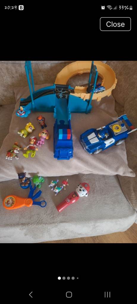Paw Patrol car track +