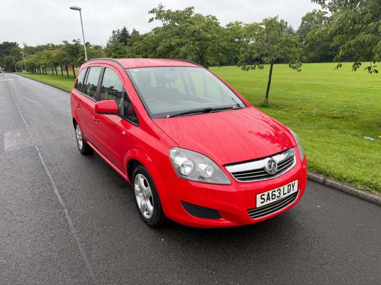 VAUXHALL ZAFIRA EXCLUSIVE 1.6L (2013) 7 seater estate year mot tow bar.
