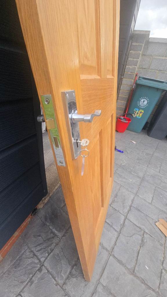 Internal solid oak door 