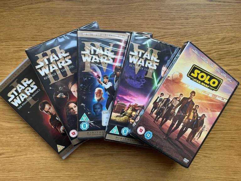 Star Wars George Lucas DVD Disc Set Collection Digitally Remastered - NEW