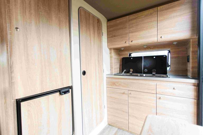Freedom Carpento 310 | Lightweight 2 Berth Caravan with Toilet