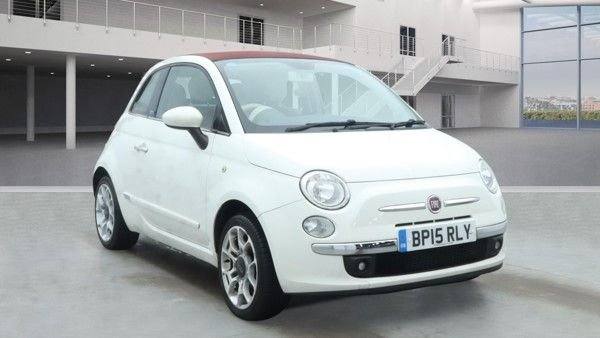2015 Fiat 500 1.2 Lounge 2dr [Start Stop] CONVERTIBLE PETROL Manual