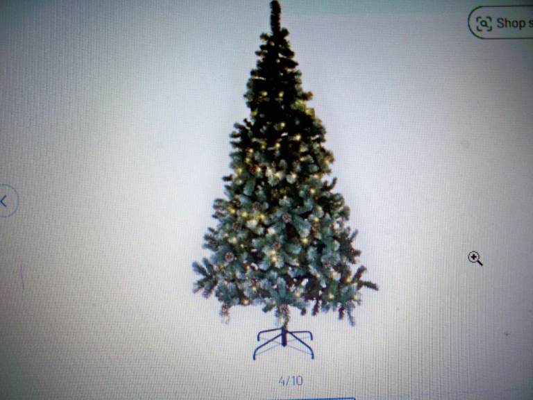 image for 2 x Artificial Christmas trees free for collection.