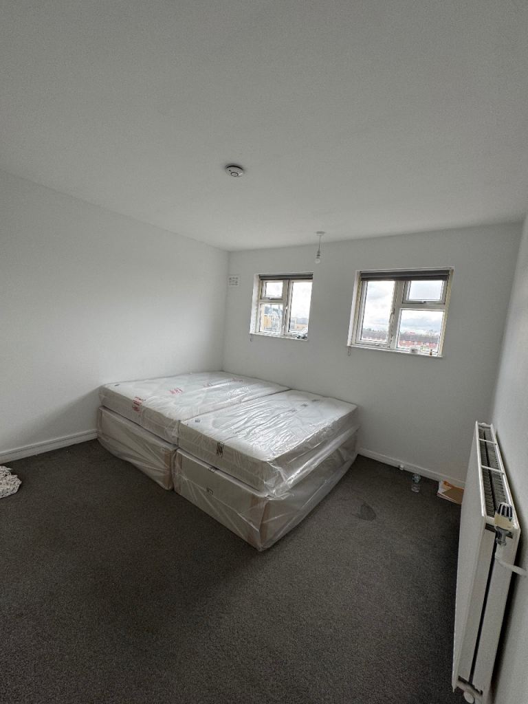 Single & double bed with mattress 