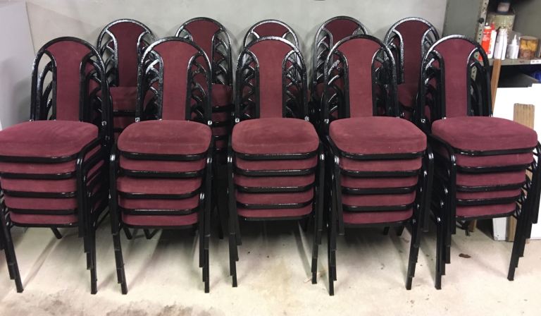 Banqueting chairs