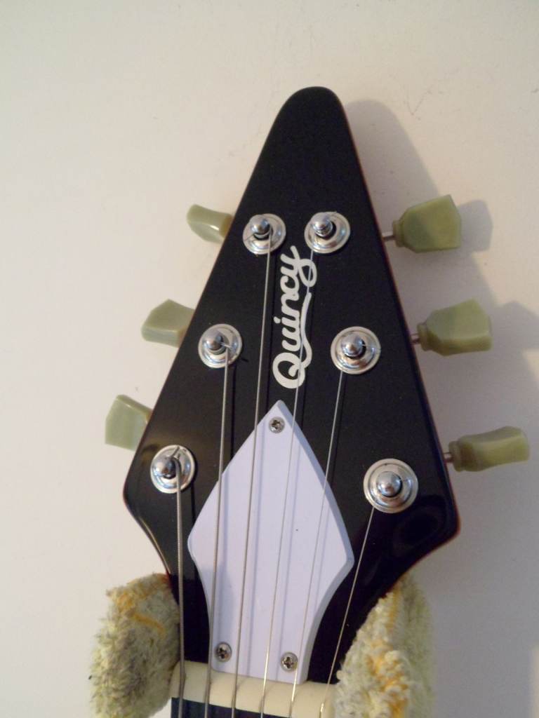 **GREAT  FLYING  'V'  GUITAR/ V SHAPED  BAG **