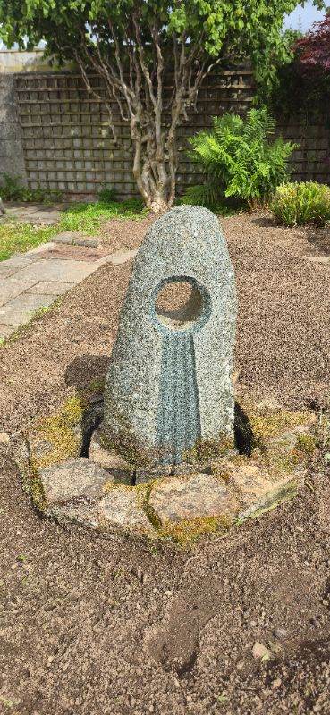 Granite monolith water feature