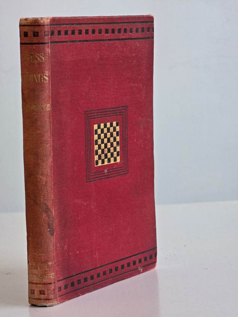 1891 Antique Victorian Chess Endings Game Strategy Book w/ Diagrams