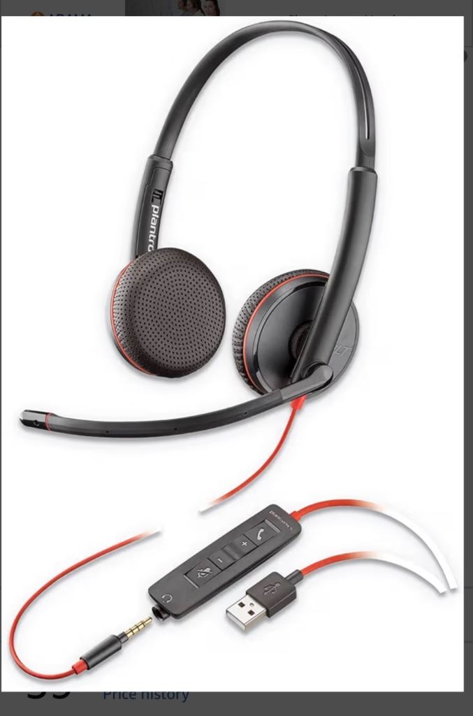 Plantronics Blackwire 3200 Headset 