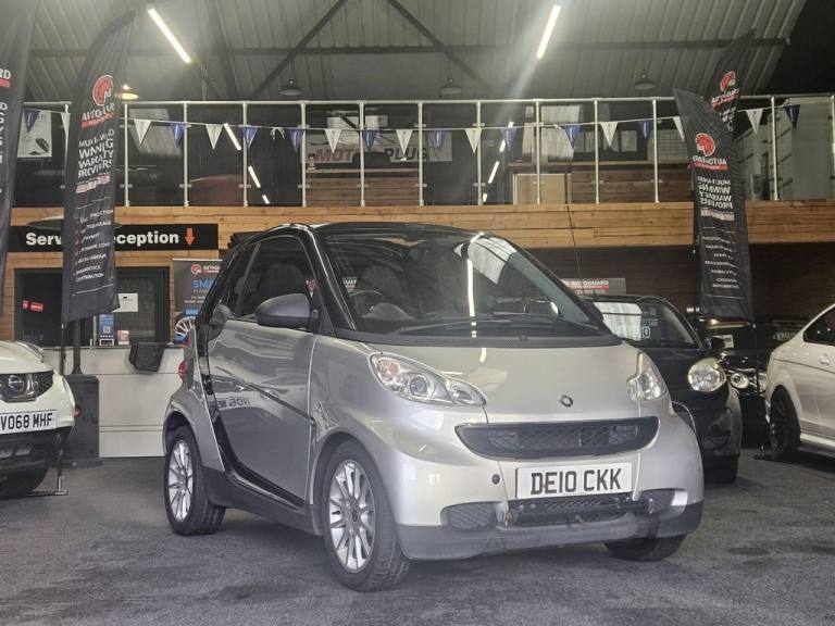 2010 smart fortwo 1.0 MHD Passion Cabriolet 2dr Petrol SoftTouch Euro 5 (s/s) (71 bhp) Convertibl...