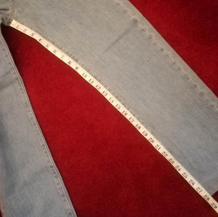 New Men's Levi's Levi Blue 501 Jeans Straight Leg W30" L28" - 2 Available