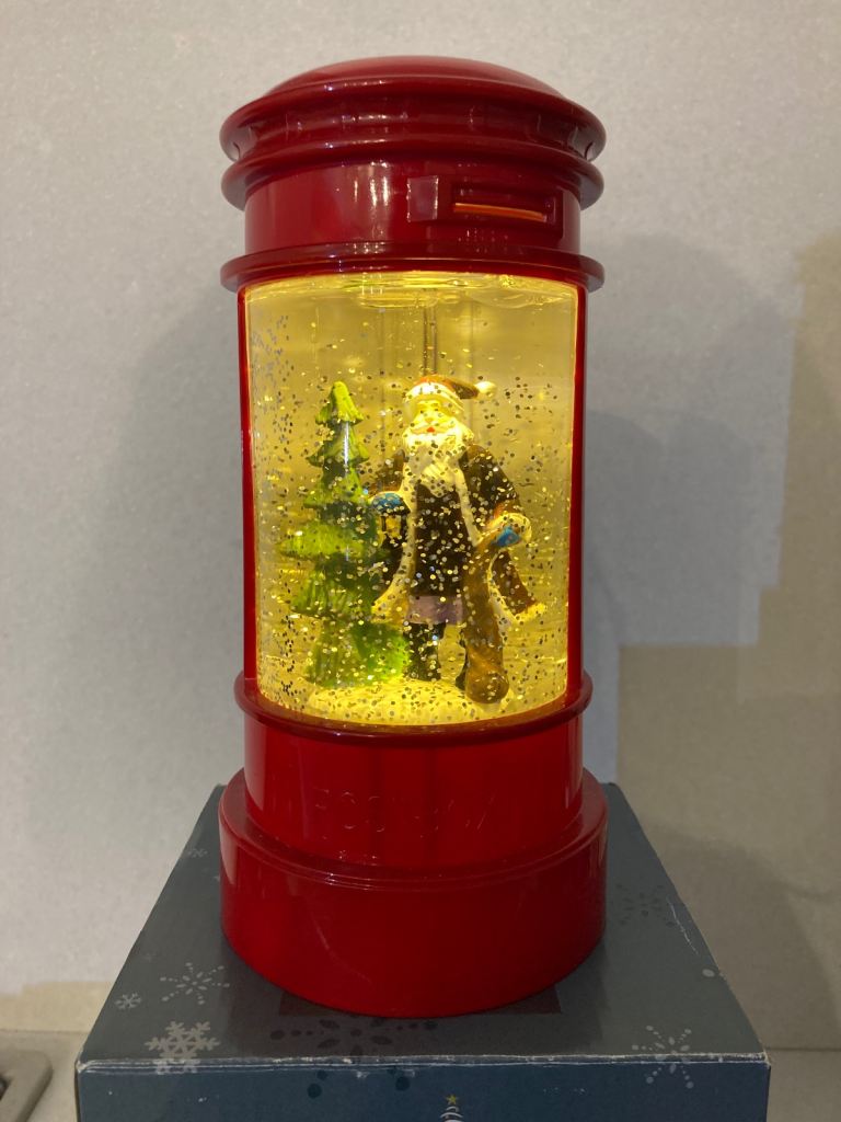 Santa scene postbox