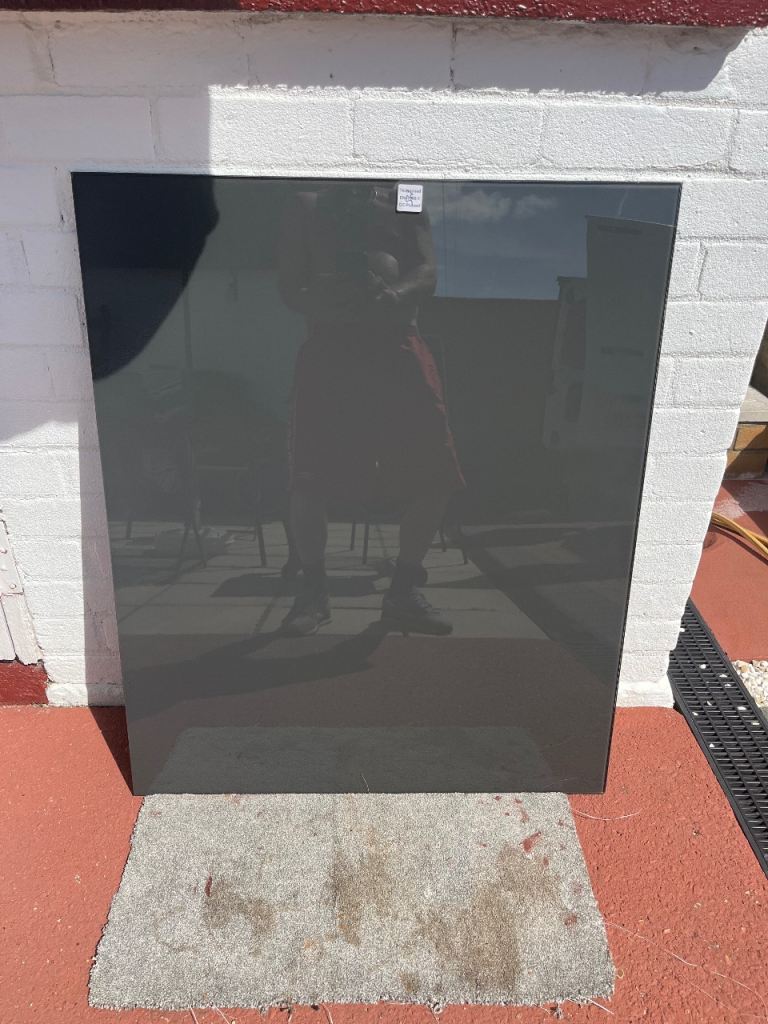 Grey Toughened glass splash back 