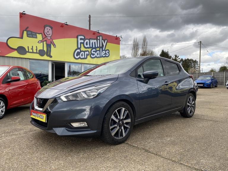 2017 NISSAN MICRA 0.9 IG-T N-CONNECTA GREY 57K MILES NEAR FULL SERVICE HISTORY