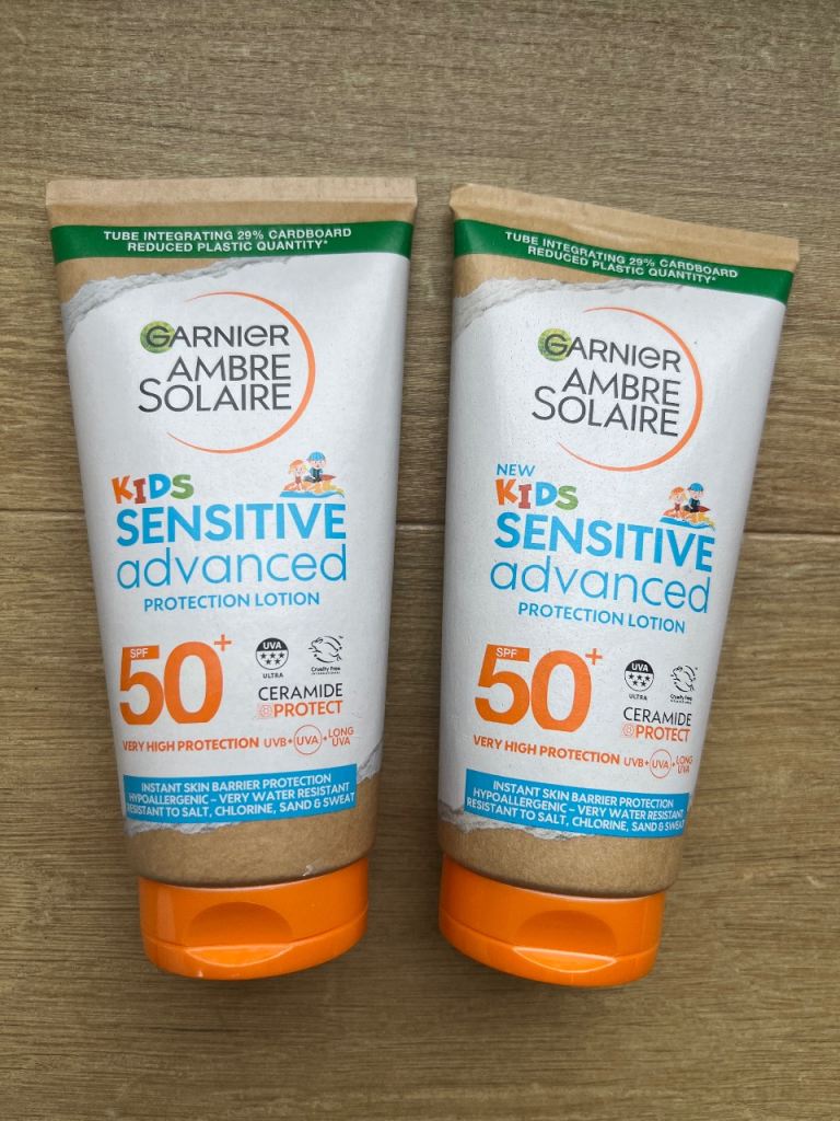 2x bottles of children’s sun cream