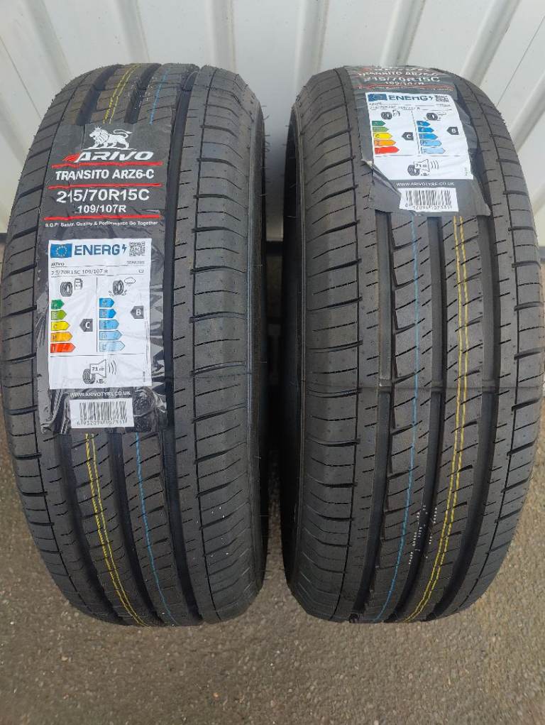 2 Brand New Van Tyres