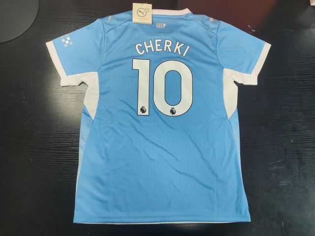PUMA Manchester City Home Full Kit Cherki 10 Kids Size 28 (12-13