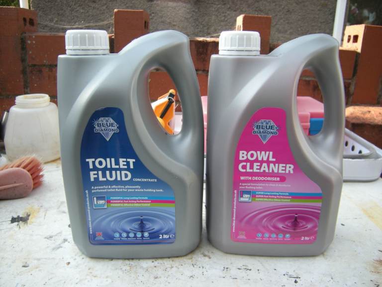 FOR SALE 1 BOWL CLEANER, AND 1 TOILET FLUID BRAND NEW.