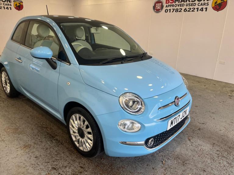 2017 Fiat 500 1.2 Lounge Euro 6 (s/s) 3dr Hatchback Petrol Manual