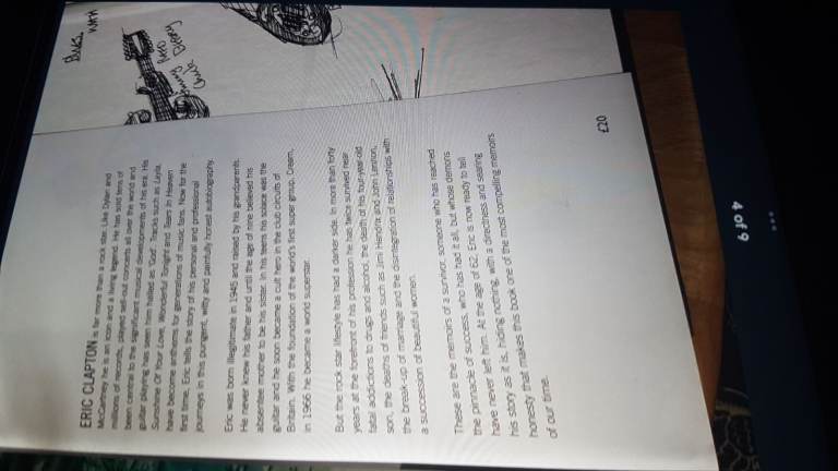 ERIC CLAPTONS AUTOBIOGRAPHY