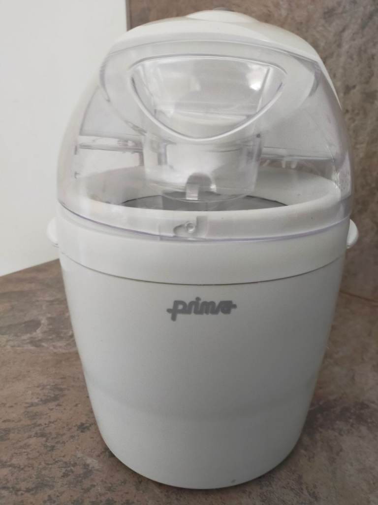 Primo White Ice Cream Maker -  NEW 